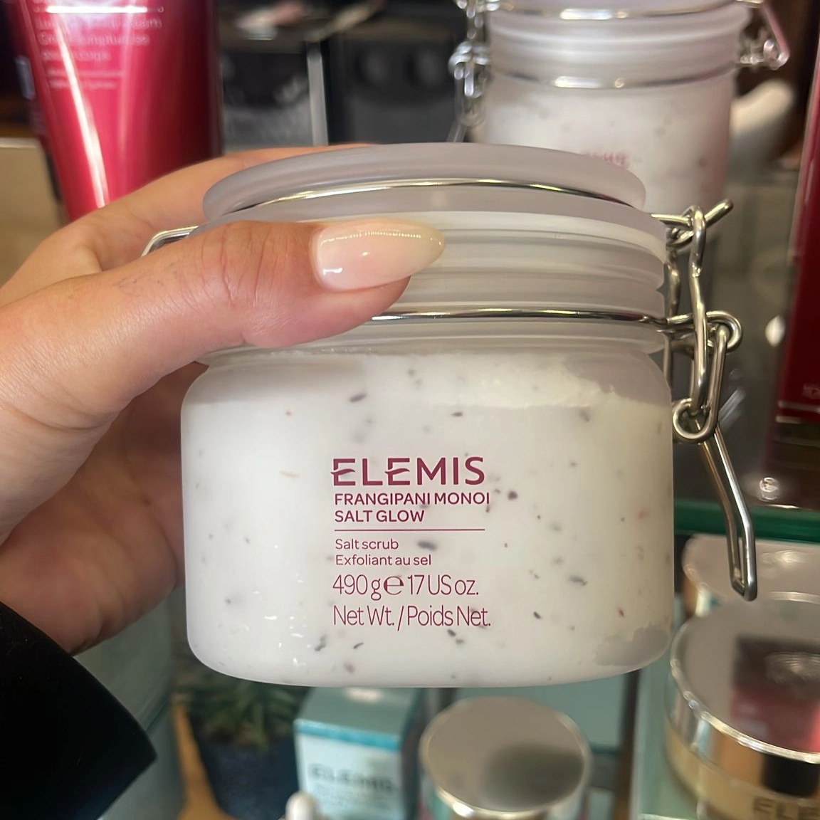 Elemis Frangipani Monoi Salt Glow for Elemis Facials